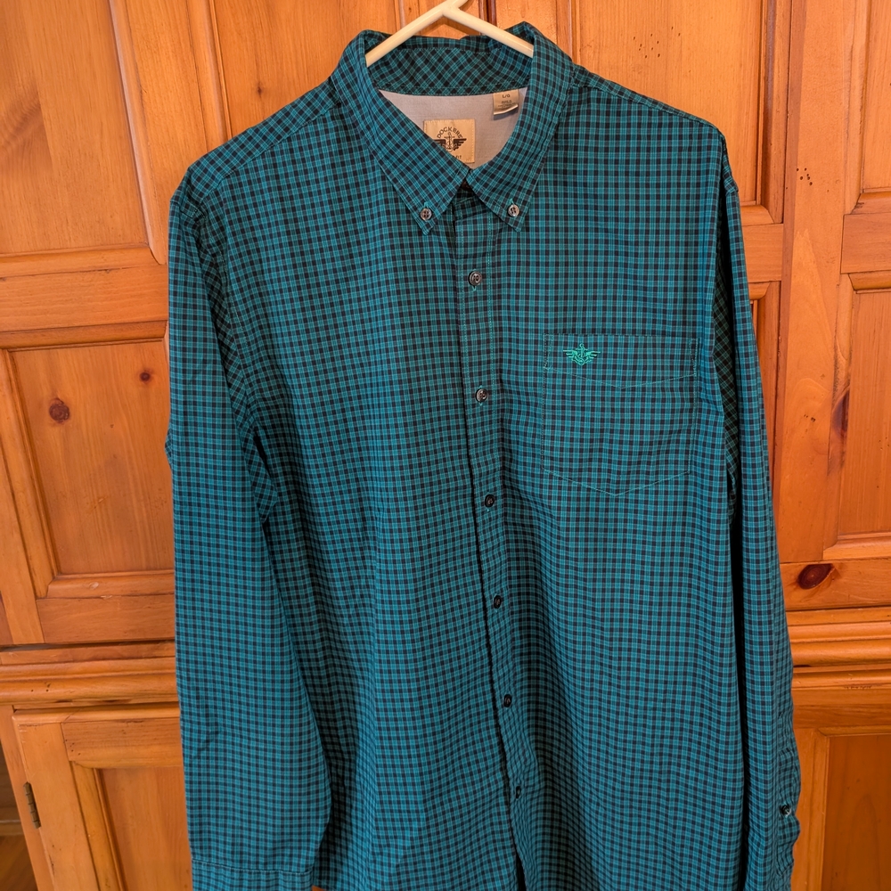 Men's Green Checkered Shirt
